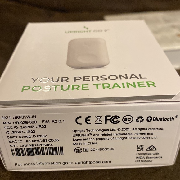 UPRIGHT GO 2 premium Posture Trainer and Accessories - Picture 5 of 5